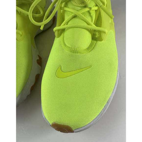 Nike Running Shoes Men's Size 11 React Presto AV2605-702 Neon Yellow Volt White - Picture 4 of 16